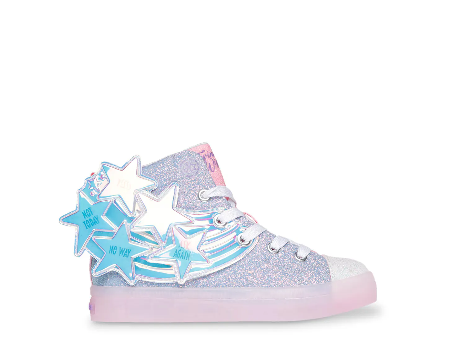 Кроссовки Twinkle Toes Twi-Lites 2.0 Magical Wish Light-Up Sneaker Skechers, розовый/фиолетовый — фото 3