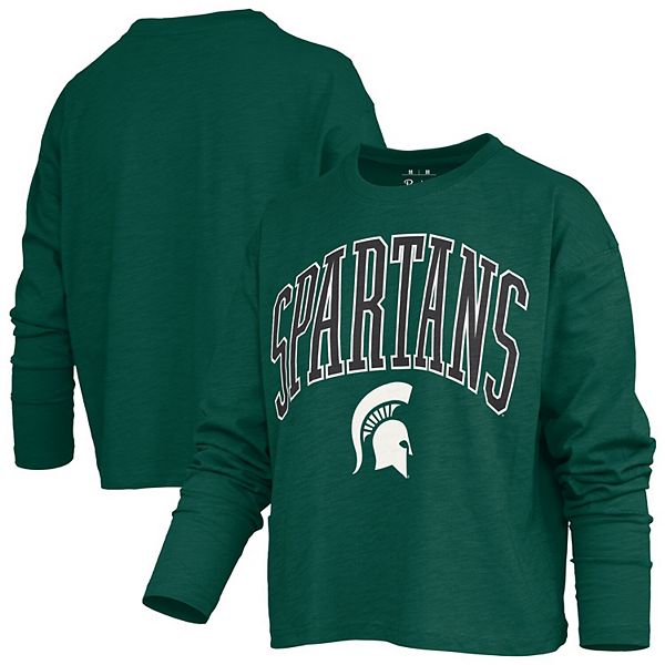 

Женская зеленая футболка Michigan State Spartans Motley с длинным рукавом Pressbox, Зеленый, Женская зеленая футболка Michigan State Spartans Motley с длинным рукавом Pressbox