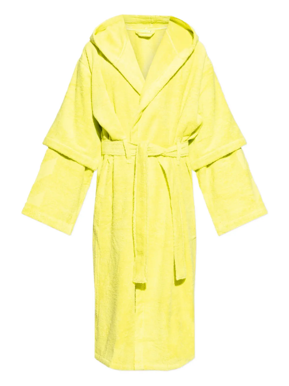 

Халат с капюшоном Off-White, желтый