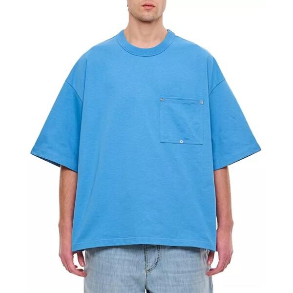 

Футболка heavy japanese jersey t-shirt Bottega Veneta, синий