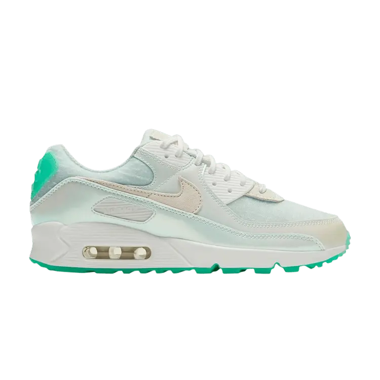 Кроссовки Nike Wmns Air Max 90 'Green Glow', зеленый