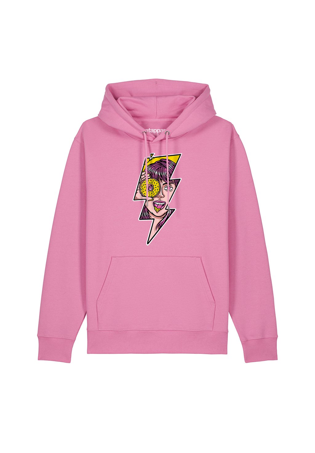

Толстовка с капюшоном DONUT watapparel, светло-розовый