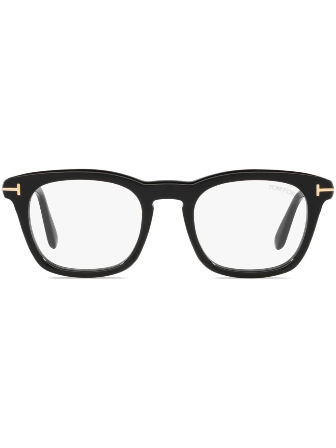 

TOM FORD Eyewear очки в квадратной оправе с логотипом, черный