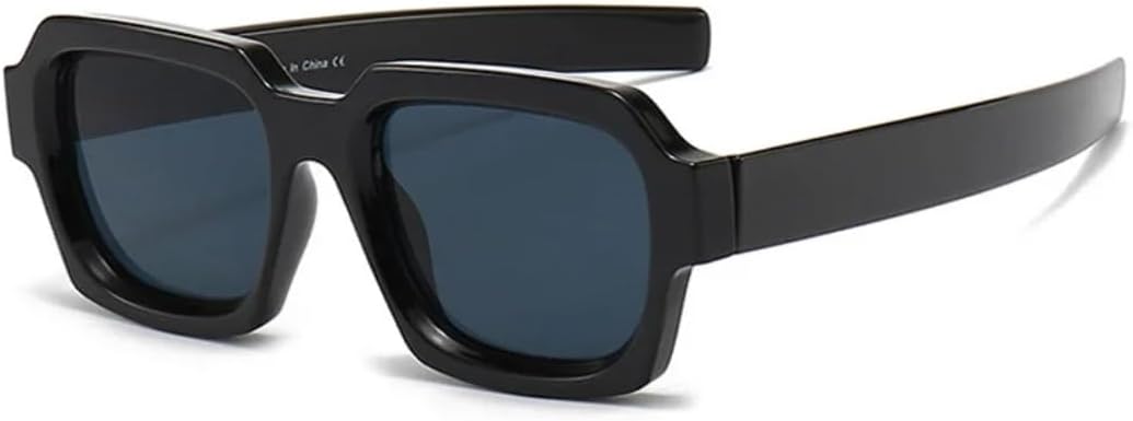 

Популярные модные двухцветные панк-солнцезащитные очки для мужчин, винтажные сине-оранжевые очки, женские солнцезащитные очки с защитой от УФ-излучения UV400 UUPTTPL, Black Gray