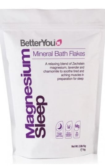 

BetterYou Magnesium Sleep Bath Магниевые хлопья для ванны с расслабляющими эфирными маслами 1 кг Inna marka