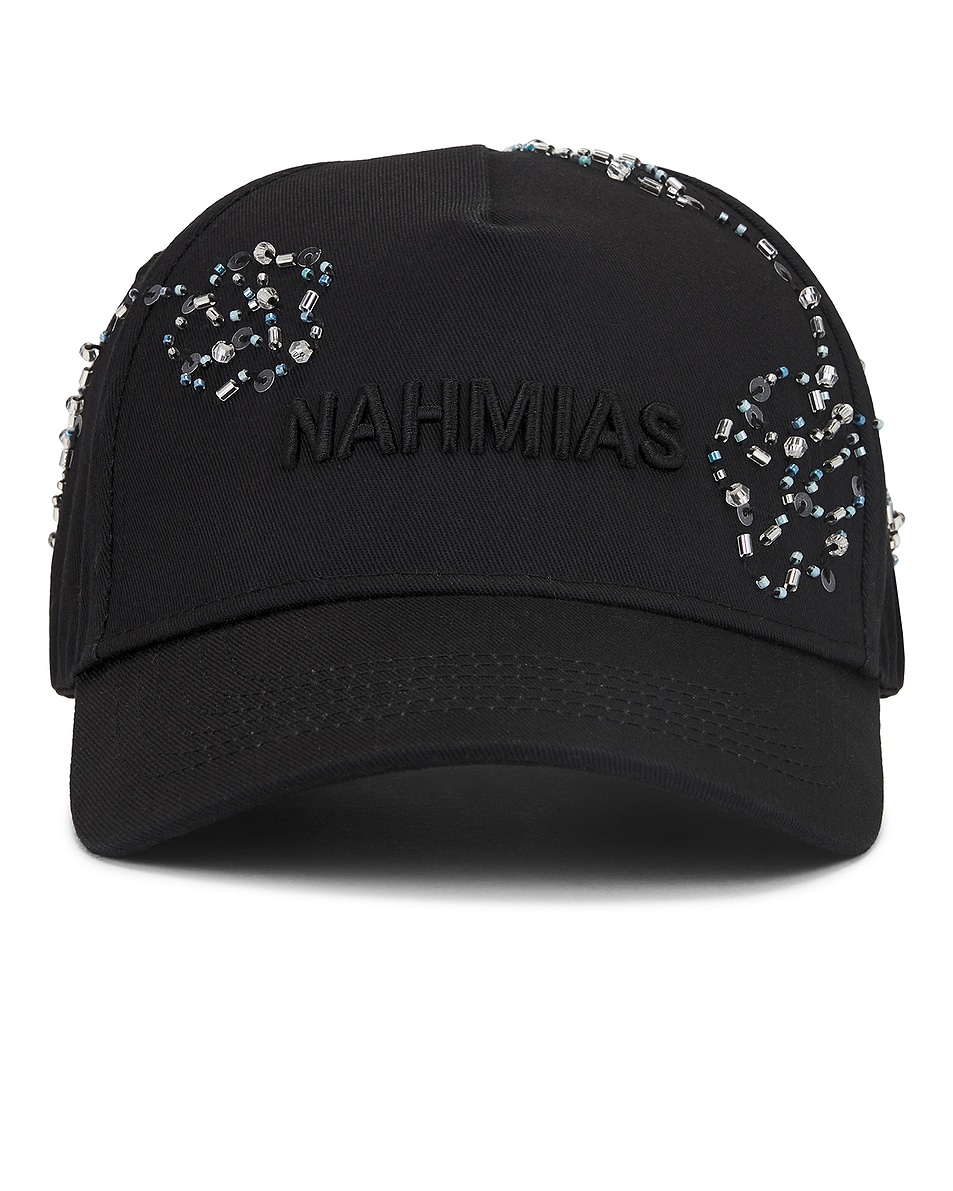 

Вышитая бейсболка Nahmias, Black