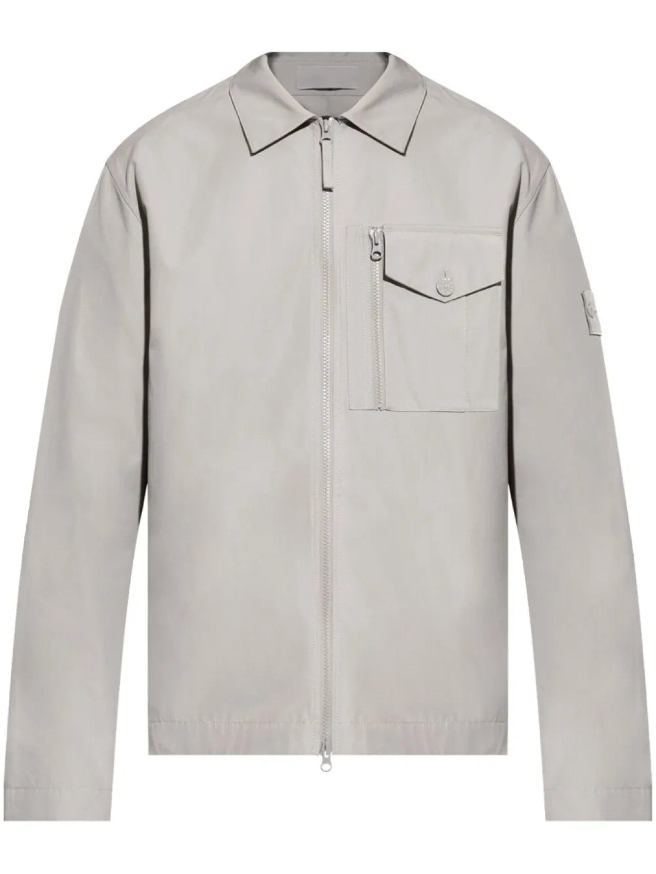 

Водонепроницаемая хлопковая куртка Stone Island, серый