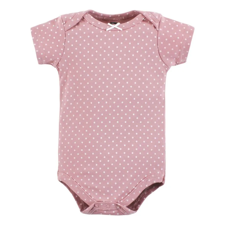 Хлопковые боди, набор из 7 штук Hudson Baby, Girls World — фото 4