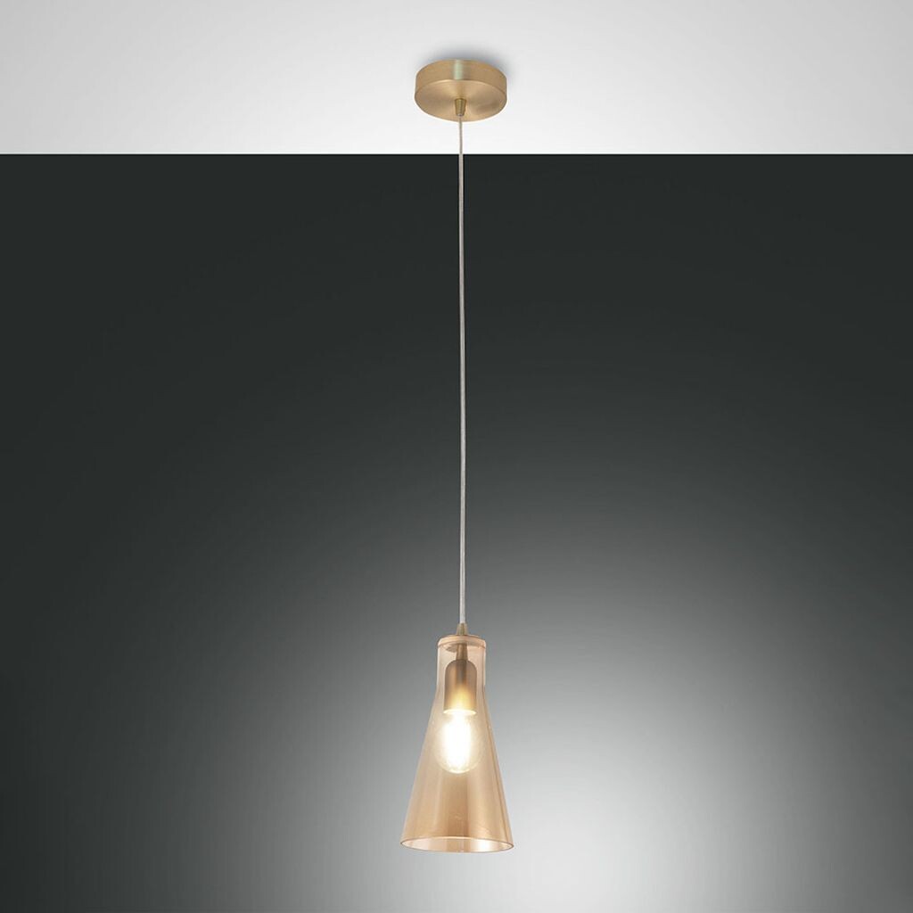 

Подвесной светильник Fabas Luce Dafne E27 1x40W, золото