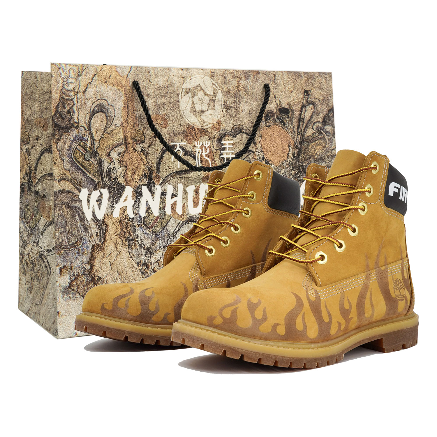 Ботинки короткие Timberland Premium для активного отдыха, желтый