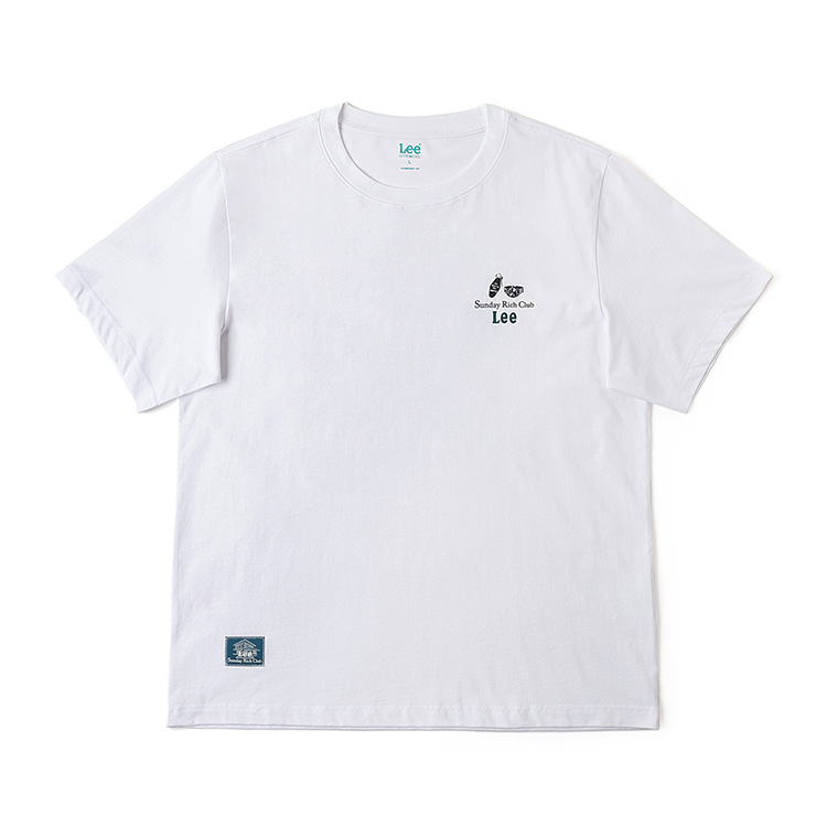 

Lee Футболка мужская белая, Белый, Lee Футболка мужская белая