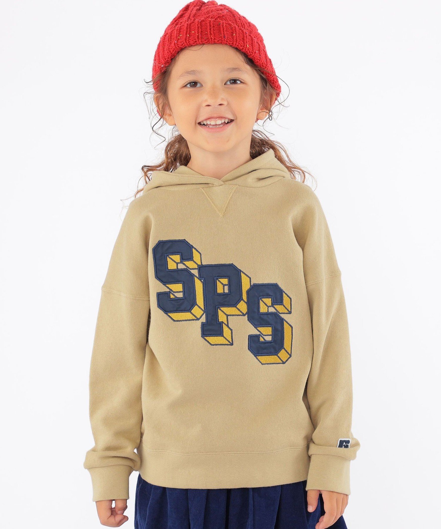 RUSSELL ATHLETIC: 100-130 см / Худи SHIPS KIDS, Beige — фото 3
