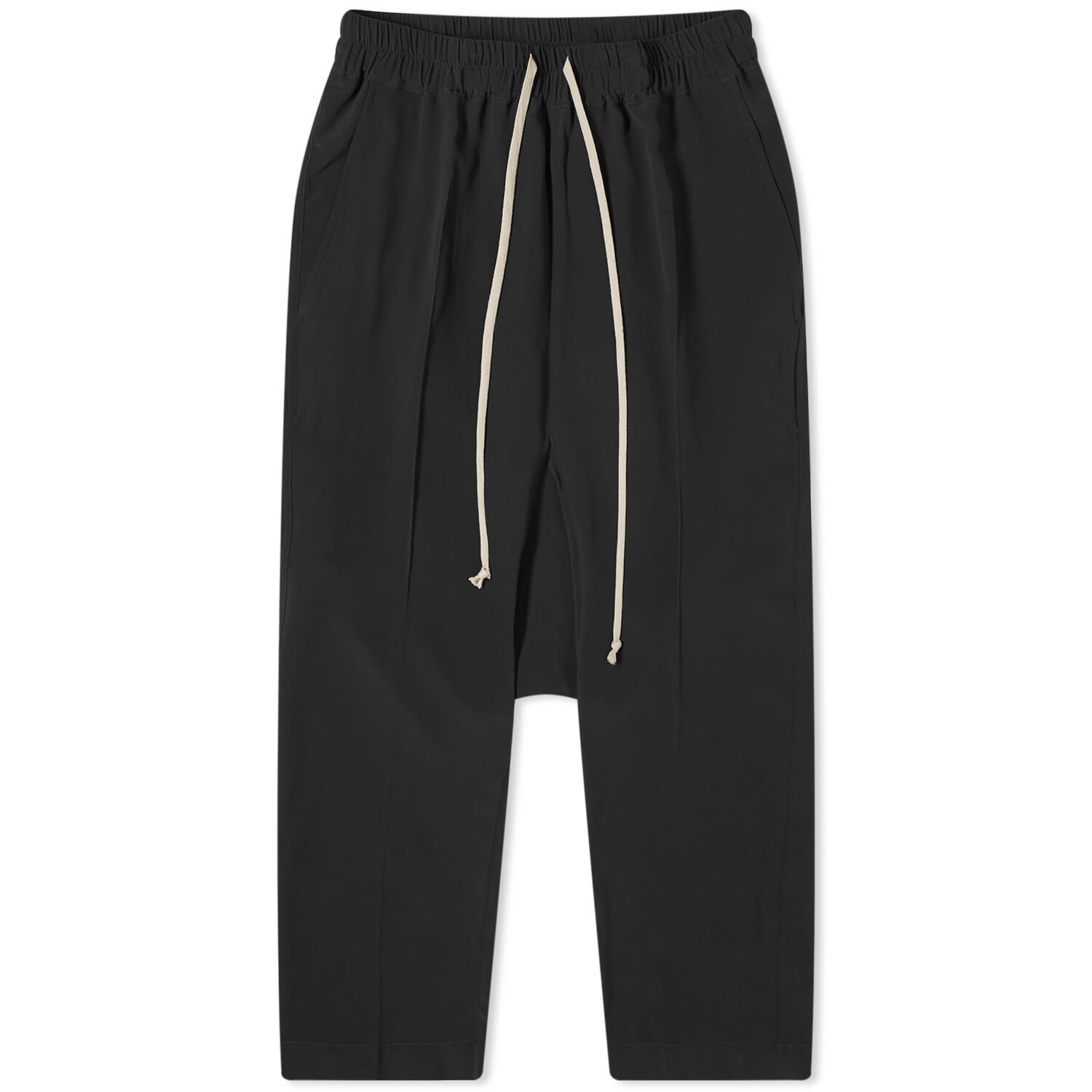 

Спортивные брюки Rick Owens Drawstring Cropped, черный