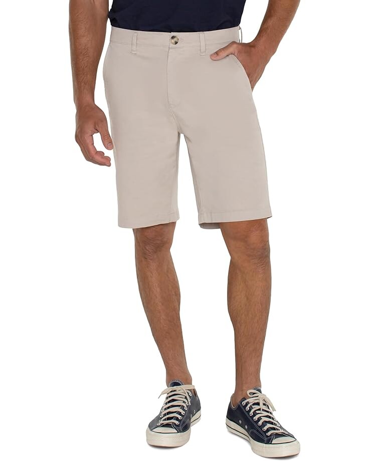 

Шорты Liverpool Los Angeles Modern Fit Twill Trouser Shor, цвет Cement