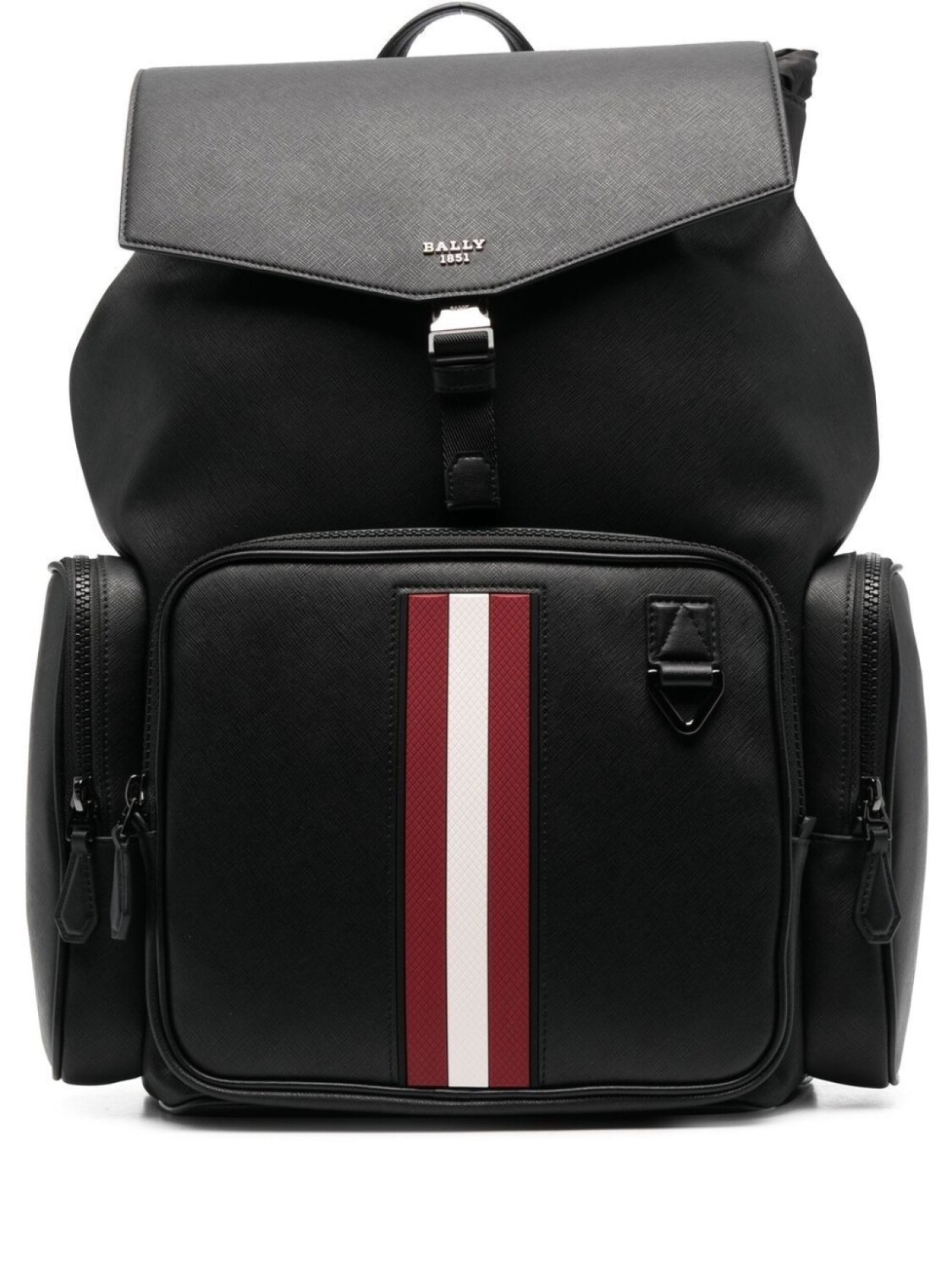 

Bally рюкзак с отделкой в полоску, черный