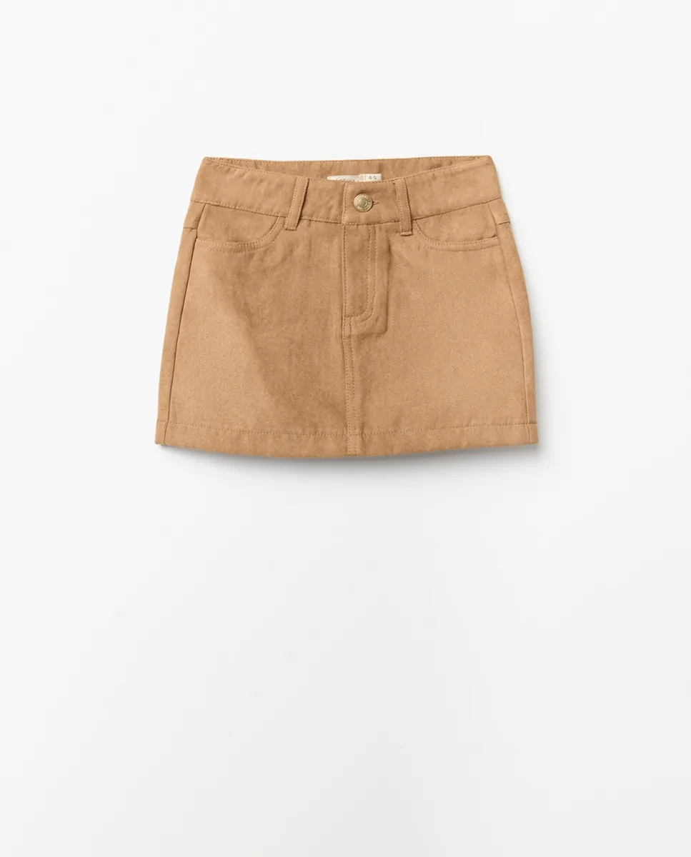 

Юбка из замши Sfera, песочный