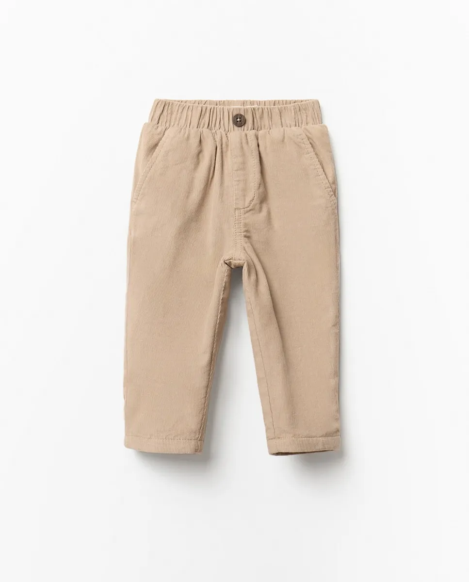 

Вельветовые брюки на подкладке Sfera, светло-коричневый