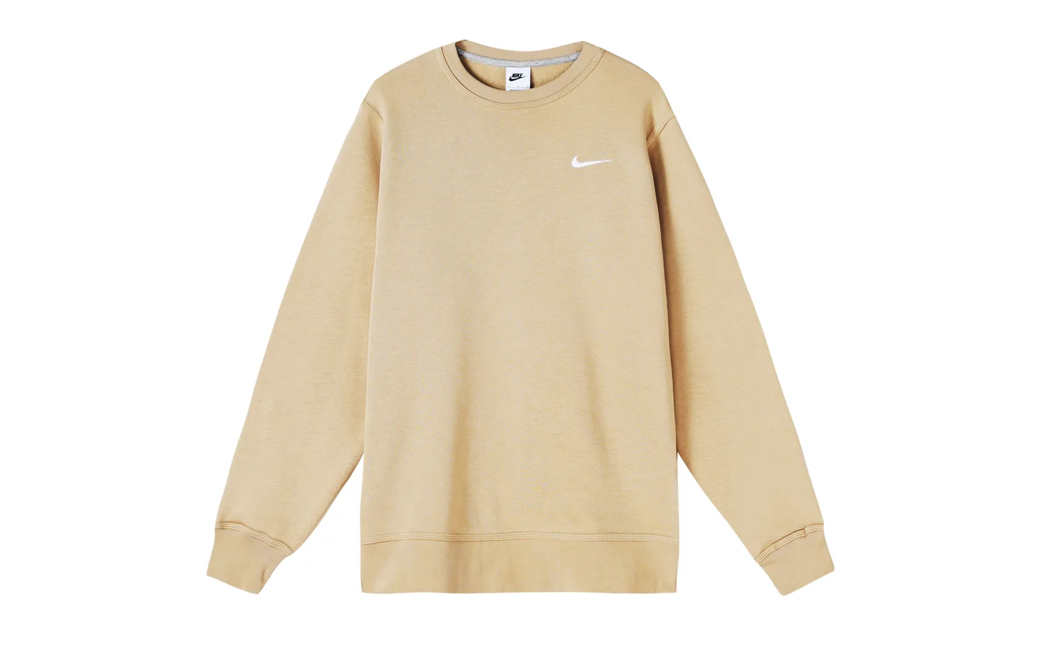 Nike Толстовка Club мужская цвета хаки