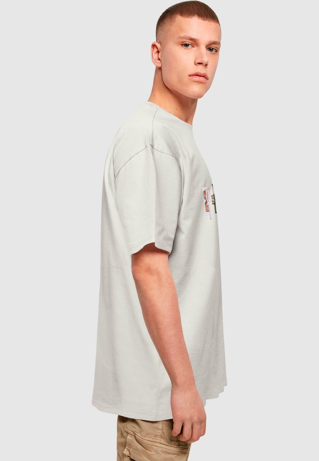 

Футболка с принтом RANSOM NOTE LOGO TEE 2Y Studios, светло-серый
