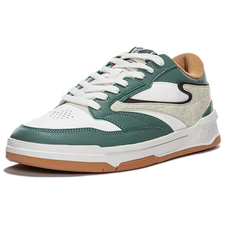 

Erke Нескользящие, водостойкие, амортизирующие, износостойкие, низкие кроссовки для скейтбординга, мужские, белые, зеленые