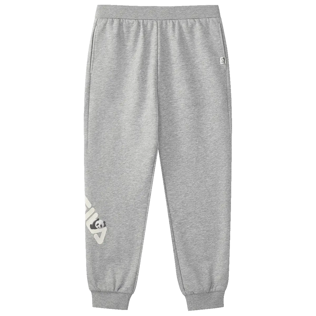 Детские вязаные спортивные штаны FILA KIDS, серый/мультиколор — фото 2