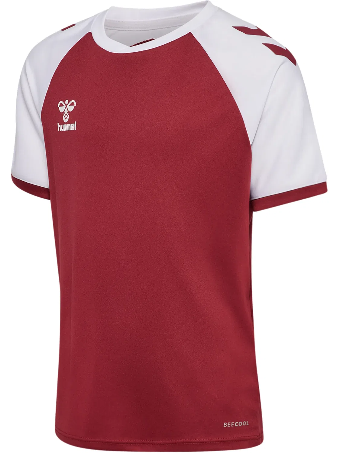 Футболка функциональная Hummel, maroon/white — фото 4