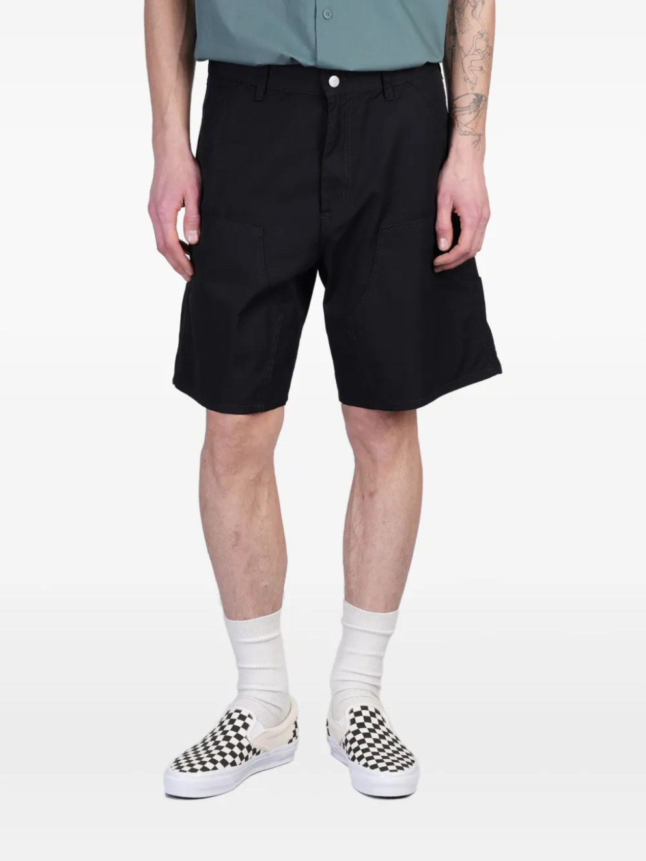 

Хлопковые шорты Carhartt WIP, черный