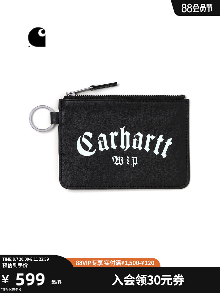 

Кошелек Carhartt WIP с принтом в стиле ретро, черный