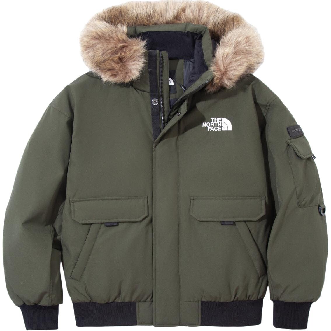 

Пуховик унисекс зеленый The North Face, зеленый