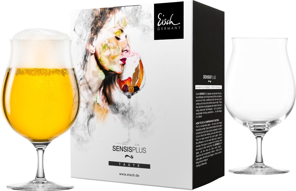 

Eisch 2 универсальных пивных бокала 500/216 в подарочной упаковке SUPERIOR SENSISPLUS 25005216, прозрачный