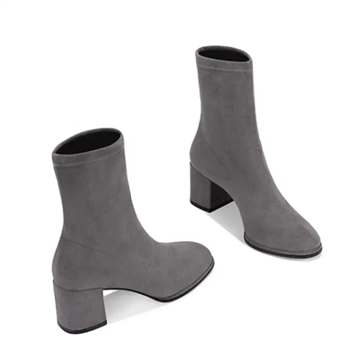 Ботильоны женские Jessica Sophia, цвет Black Fleece-lined — фото 4