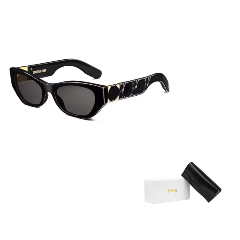 

DIOR Ацетатные солнцезащитные очки-бабочки женские черные, Black