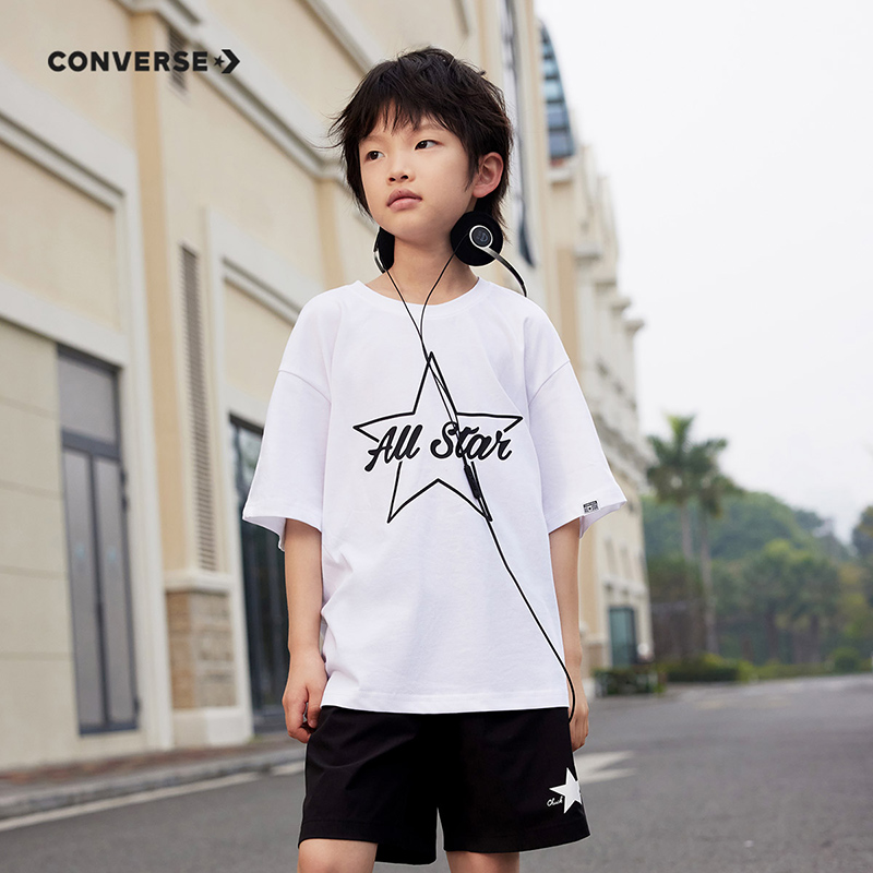 Футболка Pure White для детей 3-7 лет Converse — фото 4