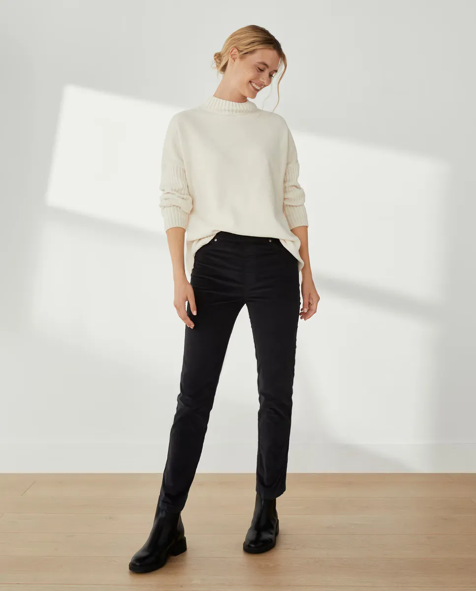 

Джеггинсы из микро вельвета Southern Cotton, цвет Plomo