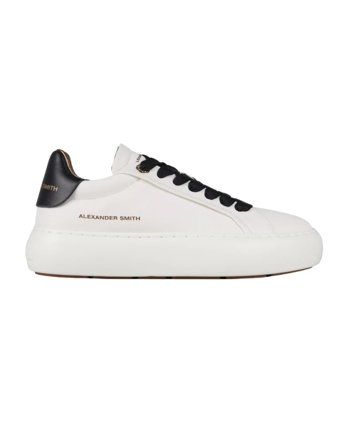 

Платье Soho Donna из мягкой белой кожи с черными деталями. Alexander Smith, белый