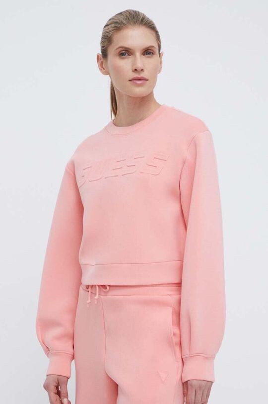 

Толстовка с капюшоном Guess, оранжевый