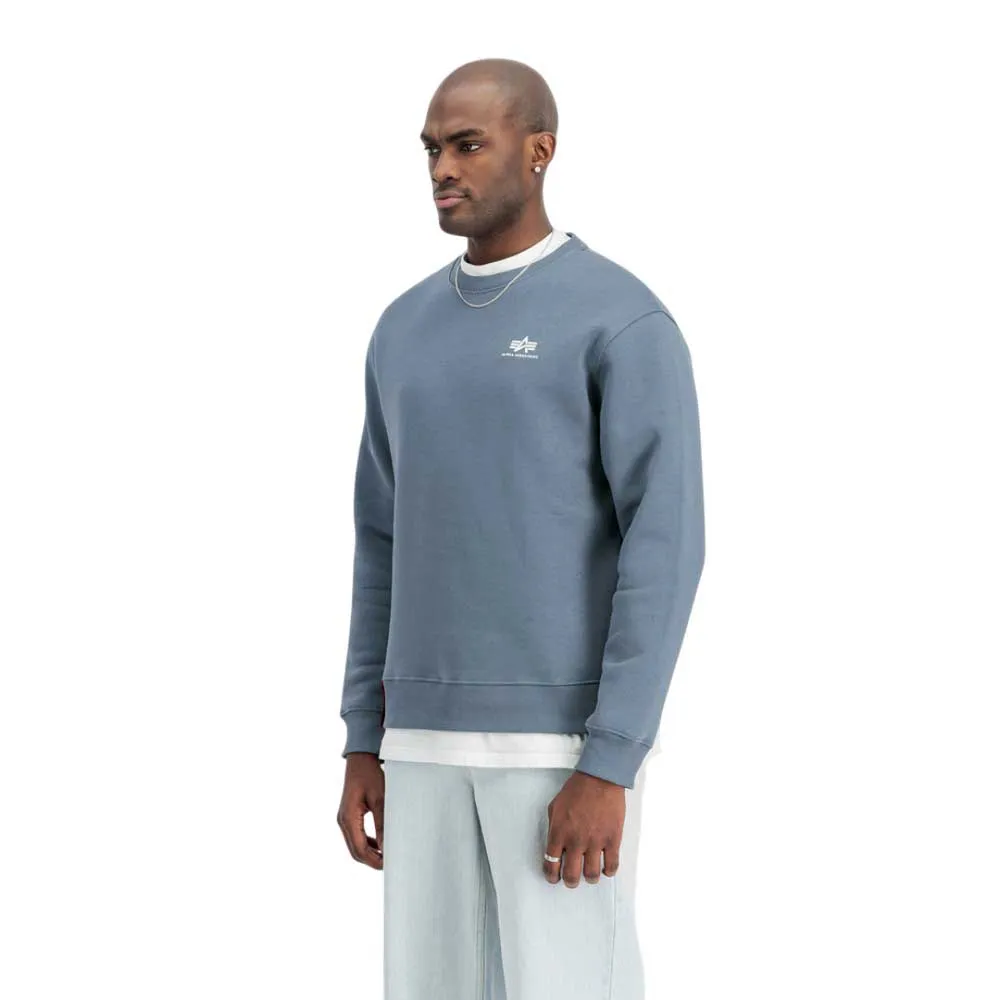 

Толстовка Alpha Industries Basic Small Logo, синий