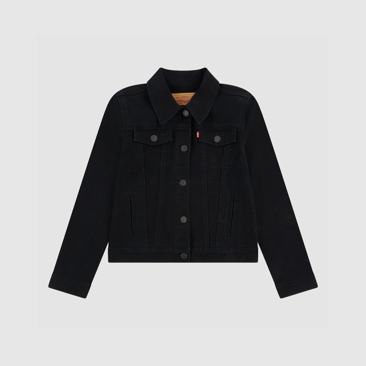 Куртка дальнобойщика для девочек 7-16 лет Levi's, Black — фото 4