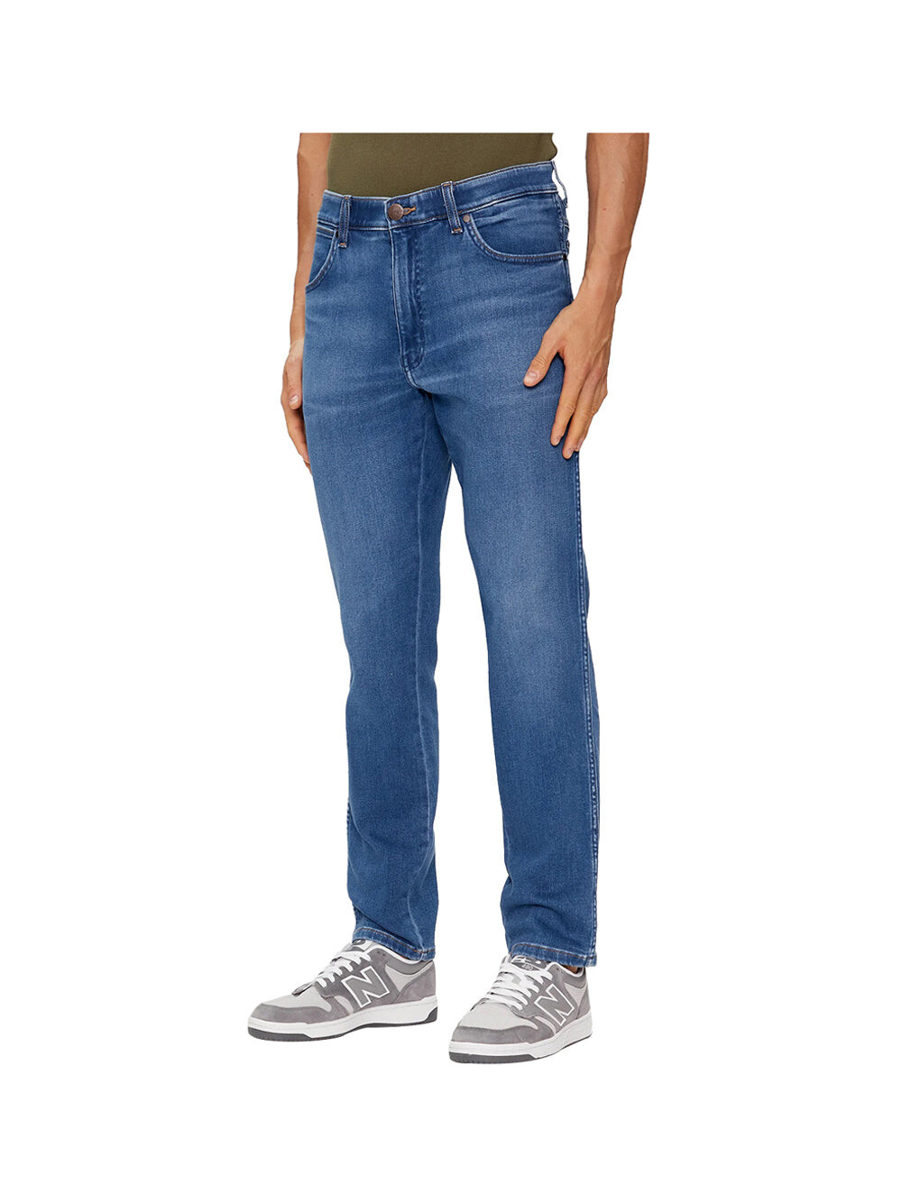

Синие мужские джинсы WRANGLER