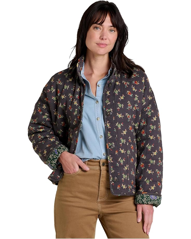 

Женская стеганая куртка Toad&Co Manzana, Soot Graphic Print