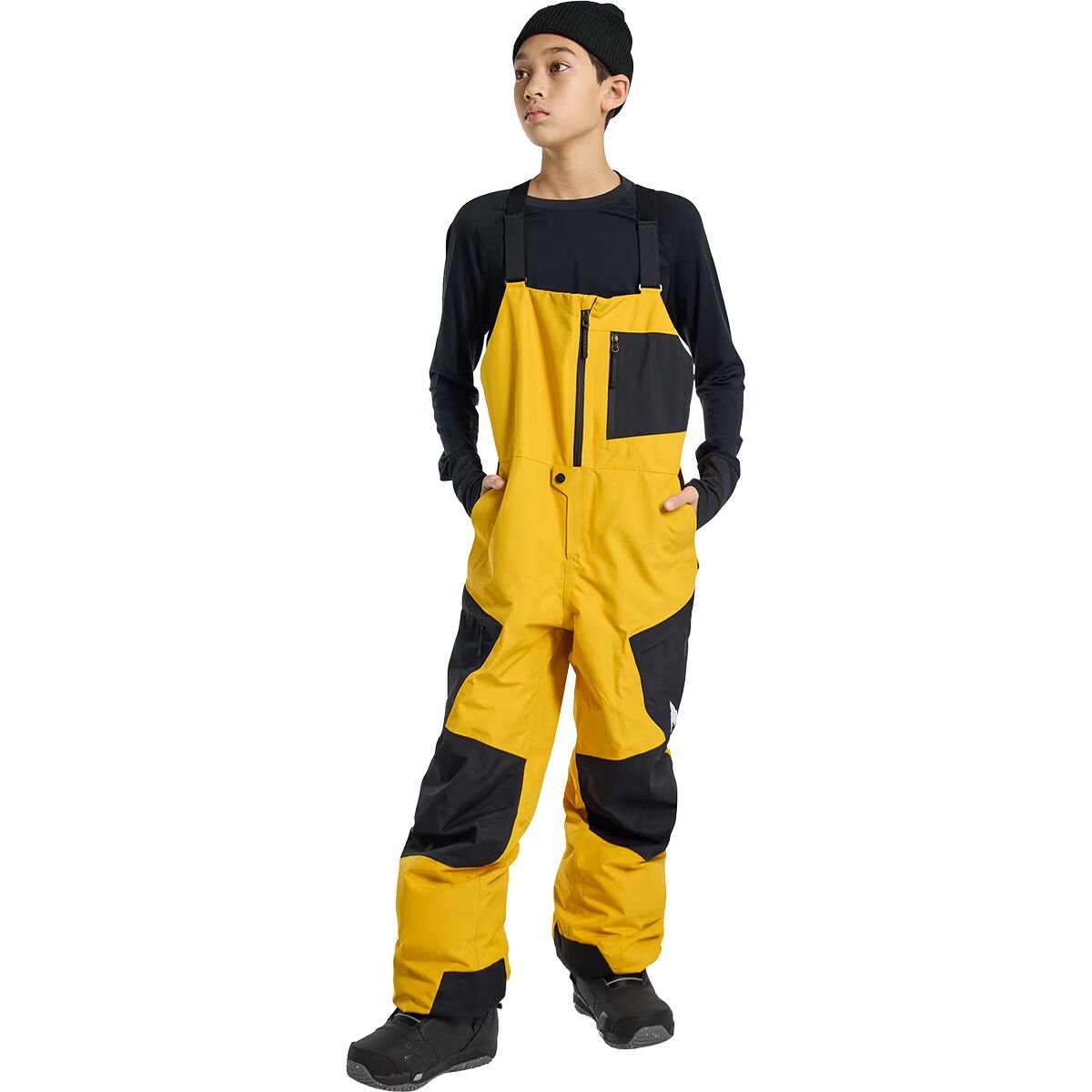 Брюки Powline с нагрудником и мембраной Gore-Tex - детские Burton, черный — фото 4