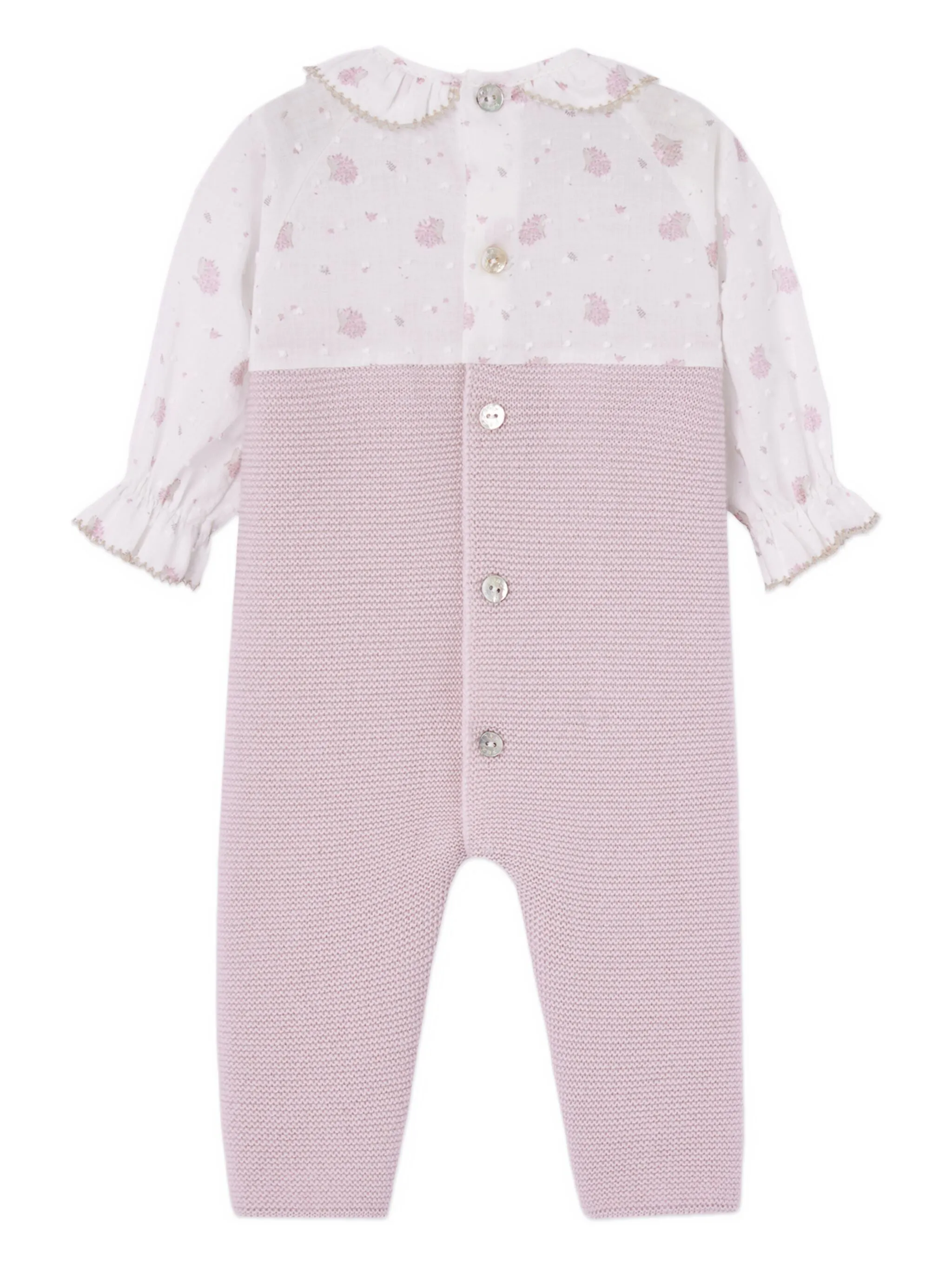 

Ромпер с цветочным принтом Paz Rodriguez, фиолетовый