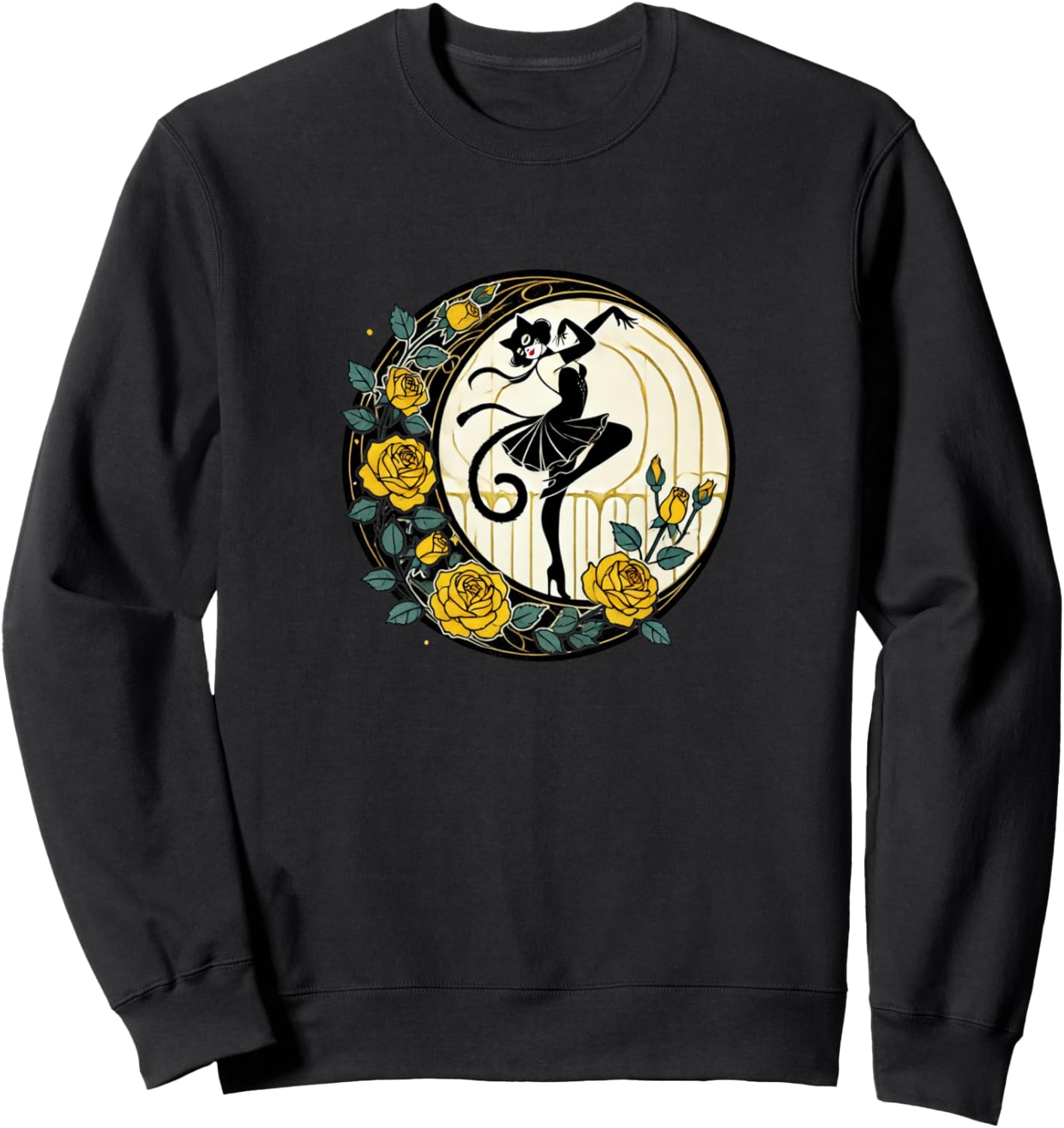 

Толстовка с изображением девушки в стиле пин-ап с черной кошкой Vintage Cat Lovers Snugg, Черный, Толстовка с изображением девушки в стиле пин-ап с черной кошкой Vintage Cat Lovers Snugg