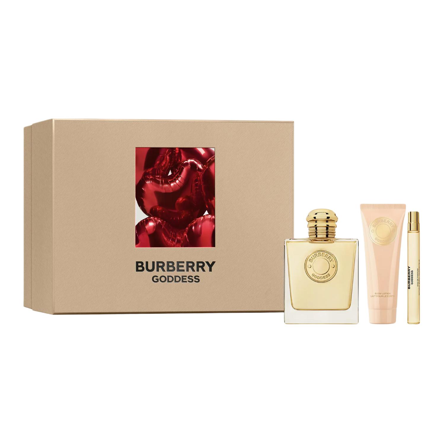 Набор духов goddess eau de parfum edp ванильные гурме ноты 100мл+10мл+75мл/50мл+75мл Burberry — фото 2