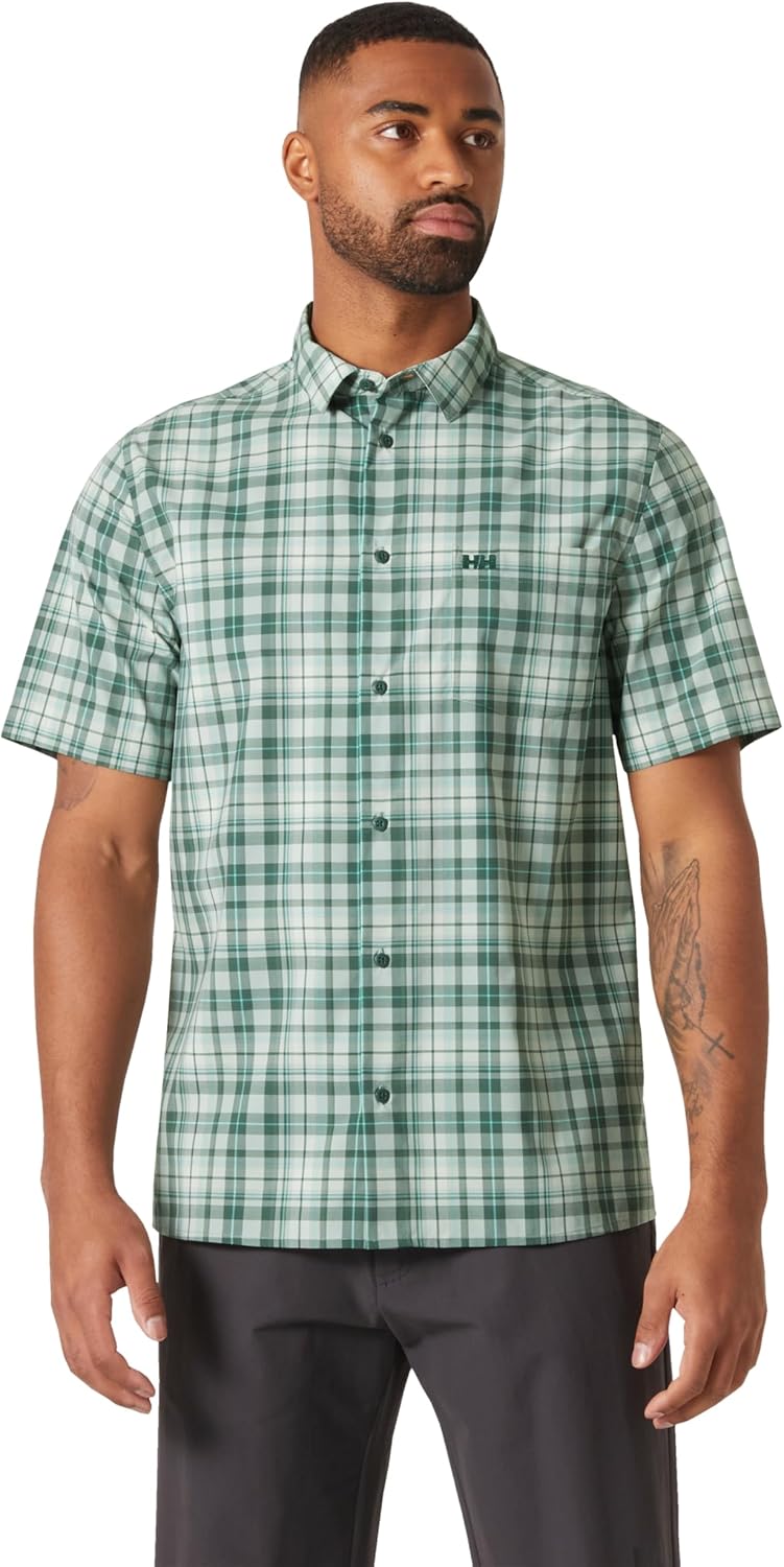 

Мужская рубашка Helly-Hansen Fjord Qd Ss 2.0 Helly Hansen, 462 Green Mist Shore Plaid