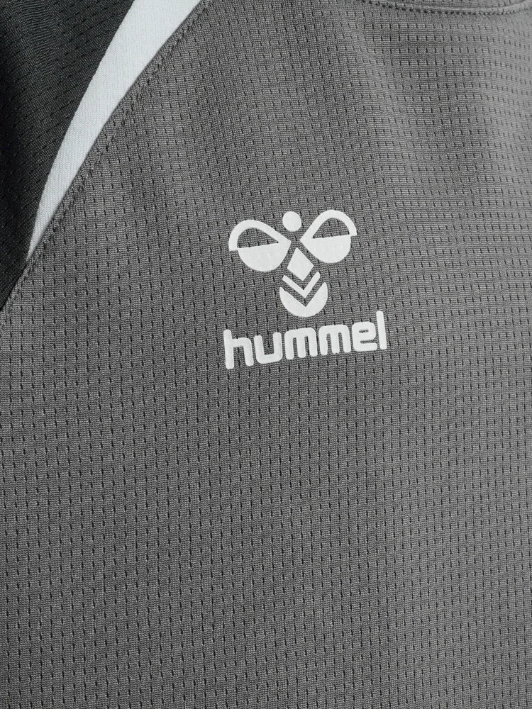Футболка детская спортивная Lead 2.0 Jersey S/S Hummel, серый — фото 3