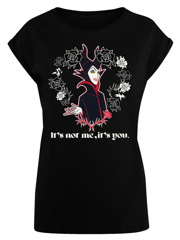 

Футболка F4NT4STIC Extended Shoulder T-Shirt Disney Villians Maleficent Its Not Me, черный