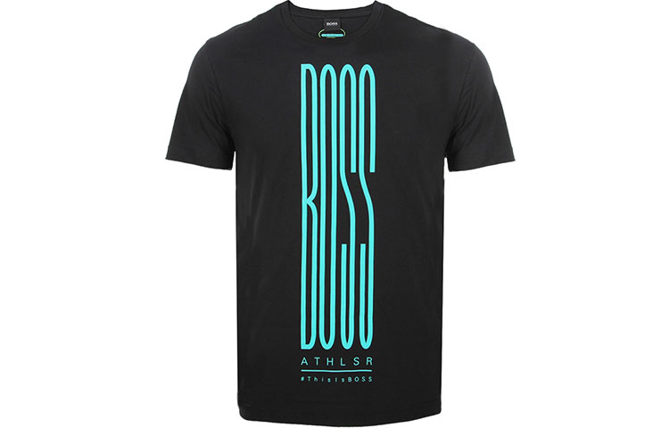 

Футболка мужская черная HUGO BOSS