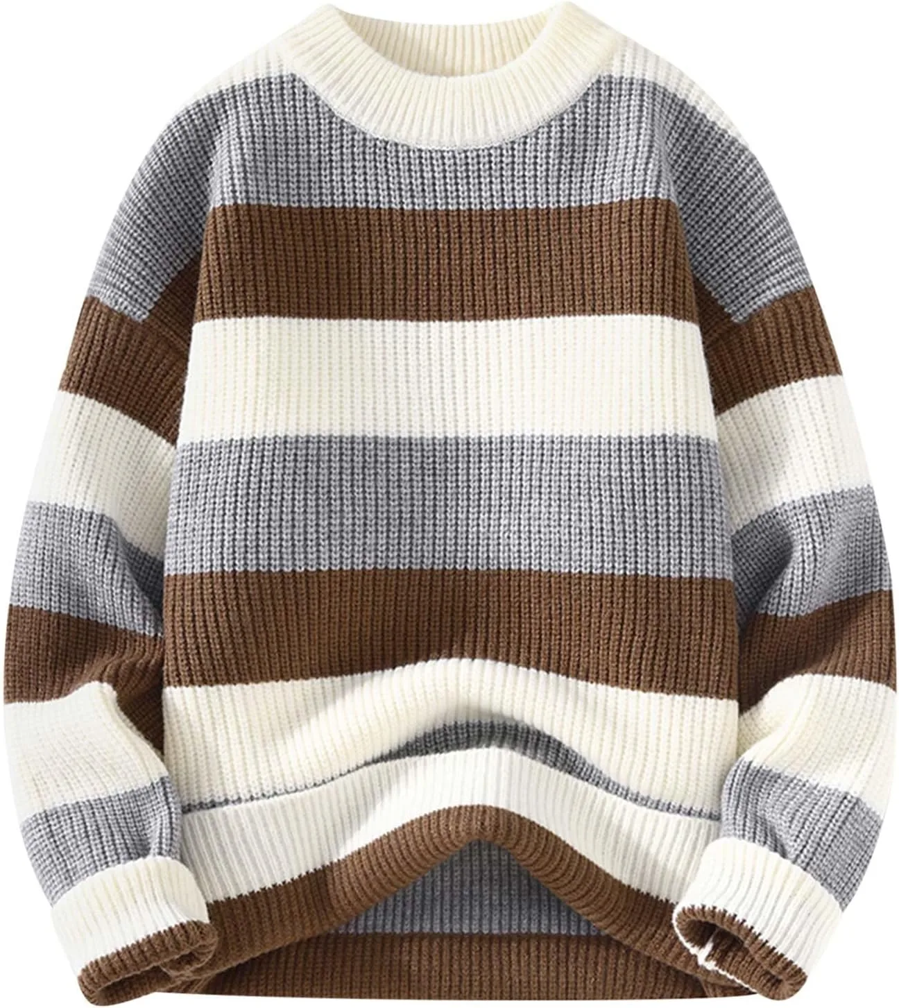 

Мужской свитер Dgoopd с полосками и цветными блоками