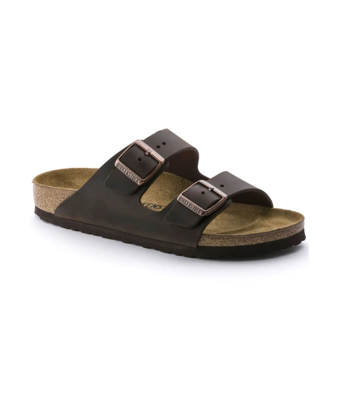 Сандалии Birkenstock Arizona Natural Leather Oiled, коричневый — фото 2